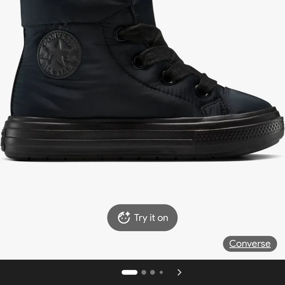 Converse Kids Black High-Top Sneakers